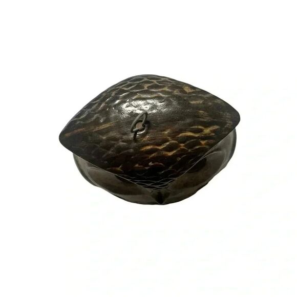 Vintage Double Sided Owl Stoneware Hanging Tealight Candle Holder - Picture 5 of 6